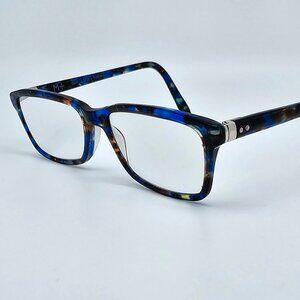 M+ 3001 Lapis Darlk Blue Tortoise Eyeglasses Frame 50-16-142